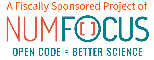 A fiscally sponsored project of NumFOCUS